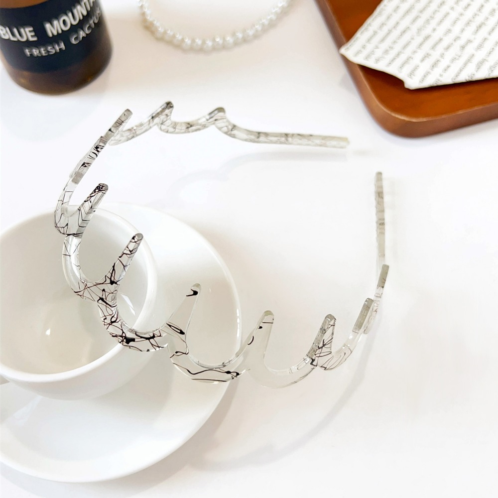 【台灣現貨】顯高顱頂波浪髮箍 頭髮蓬鬆神器 韓系波浪高顱頂髮箍 碎髮波浪髪箍 洗臉髮箍 帶齒髮箍 髮飾頭飾-規格圖11