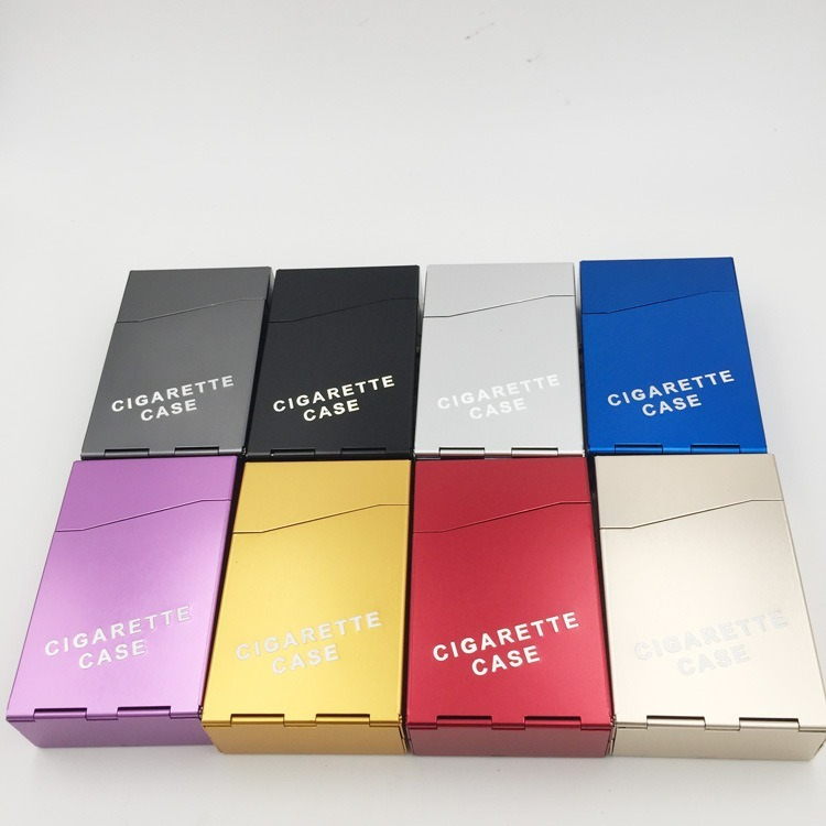 【台灣現貨】自動彈蓋 磁性扣彩色金屬收納盒 磁吸式金屬盒20隻整裝 金屬盒 鋁合金收納盒 名片盒 鐵盒鋁盒-細節圖6