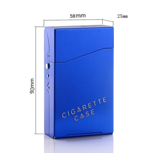 【台灣現貨】自動彈蓋 磁性扣彩色金屬收納盒 磁吸式金屬盒20隻整裝 金屬盒 鋁合金收納盒 名片盒 鐵盒鋁盒-細節圖7