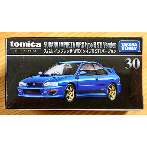 【現貨】全新Tomica Premium多美小汽車 No.30 Subaru Impreza WRX R STI