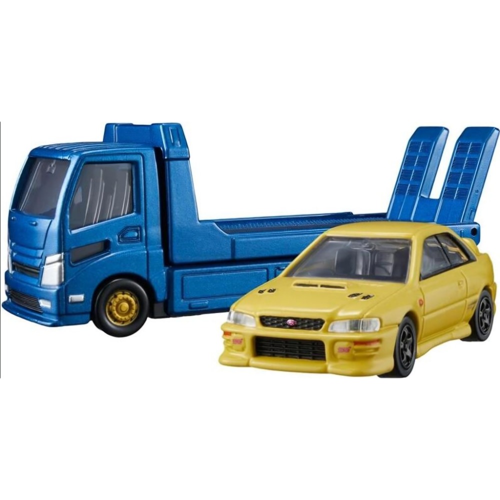 【現貨】全新Tomica Premium載運車 - Subaru Impreza WRX Type R STI-細節圖2