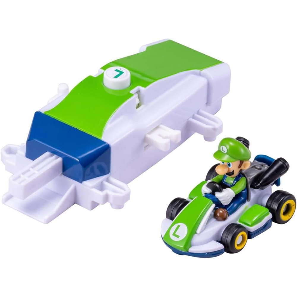 【現貨】全新Drift Tomica Super Mario 超級瑪利歐賽車 - 路易吉 (附發射器)-細節圖2