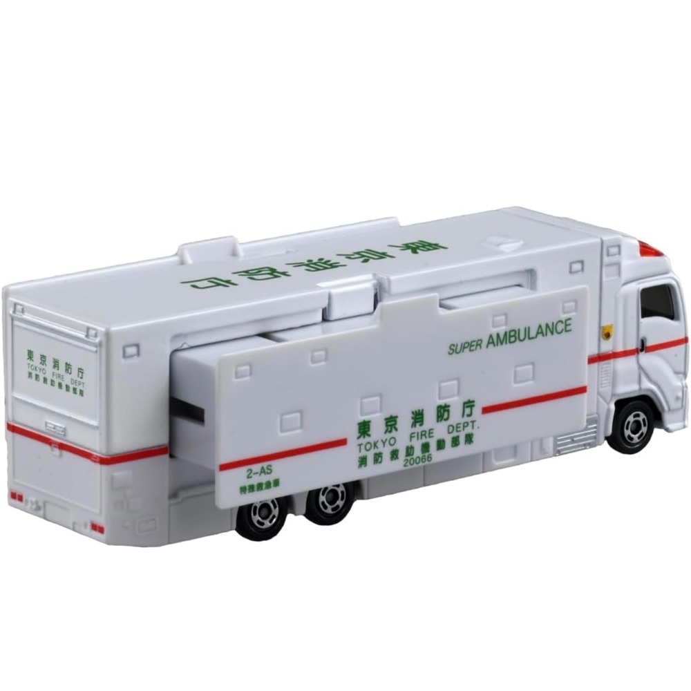 現貨 全新日本原裝Tomica 多美小汽車 No.144 Isuzu Giga 超級救護車-細節圖4