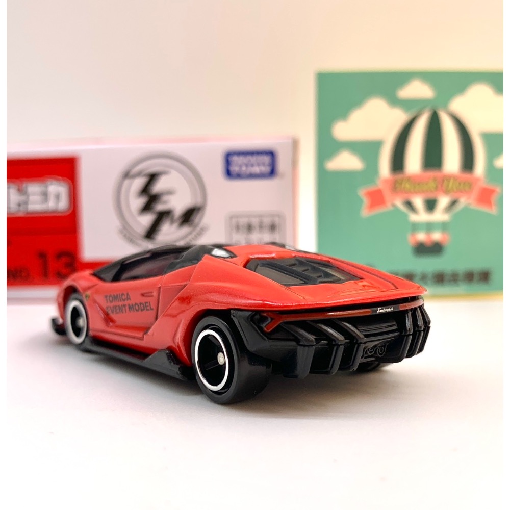 現貨 Tomica 會場車 TEM #13 藍寶堅尼 敞篷跑車 Centenario roadster-細節圖5
