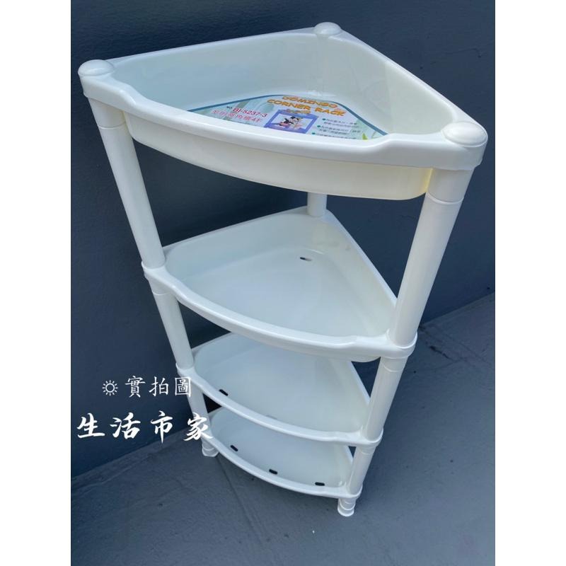 現貨 台灣製造 四層 多明哥角櫃 浴室角落架 四層架 三角層架 浴室收納架 層架 收納架 牆角架 浴室牆角收納架 置物架-細節圖5