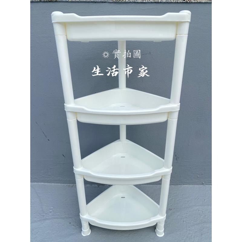 現貨 台灣製造 四層 多明哥角櫃 浴室角落架 四層架 三角層架 浴室收納架 層架 收納架 牆角架 浴室牆角收納架 置物架-細節圖8