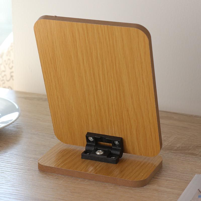 現貨 長方木鏡 小長方木鏡 仿原木鏡 折疊鏡 桌上鏡 美容鏡 化妝鏡-細節圖5