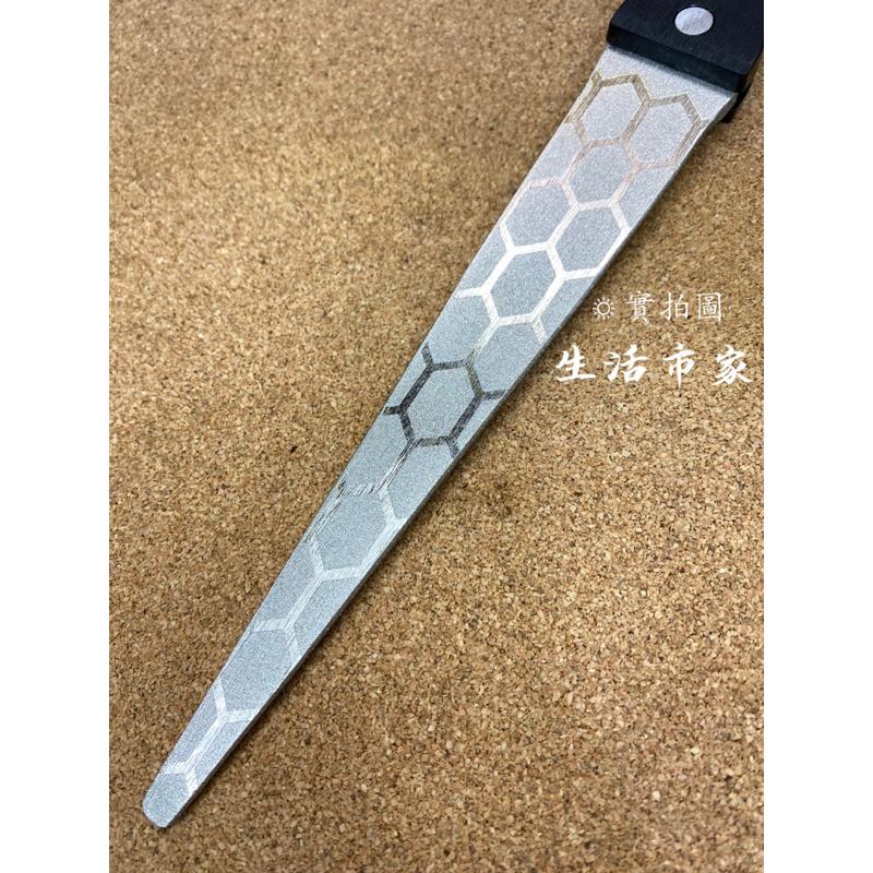 現貨 400號 27cm 日式金剛砂磨刀器 磨砂棒 磨刀棒 磨刀器 雙面磨刀器 金鋼砂磨刀棒 金鋼砂磨刀-細節圖2