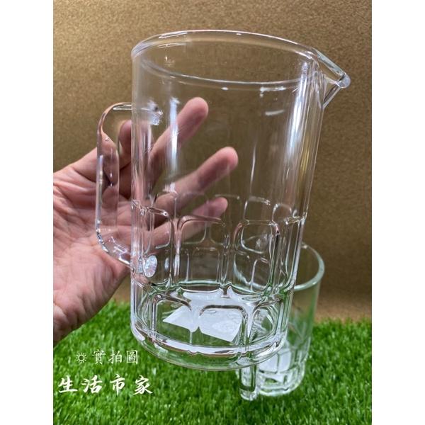 現貨 350cc 500cc 歐岱公杯 啤酒杯 透明杯 冷飲杯 杯子 拉嘴杯 茶水杯 手把杯 壓克力公杯 調酒杯-細節圖3