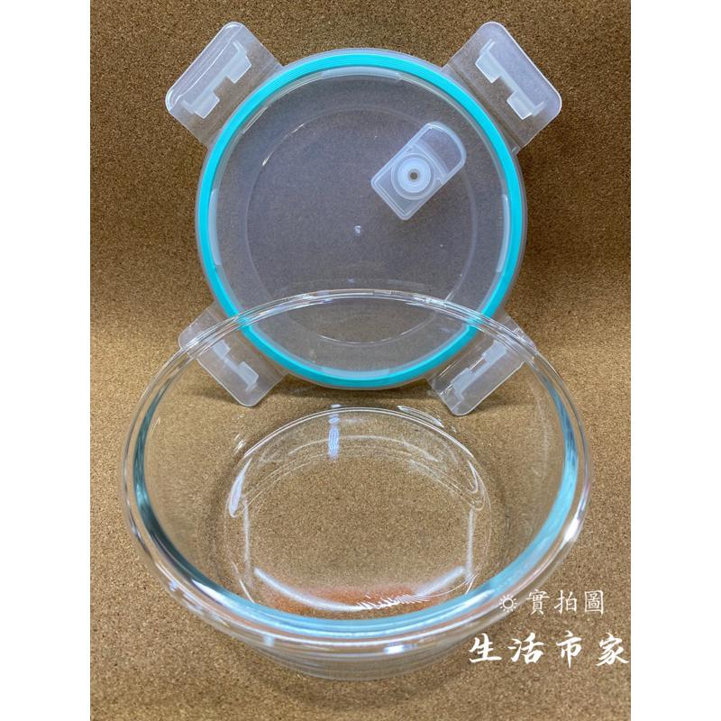 現貨 950ml 圓形玻璃保鮮盒 高硼矽耐熱玻璃盒 防漏保鮮盒 玻璃保鮮盒 微波保鮮盒 保鮮盒 食材保存盒 密封盒-細節圖5