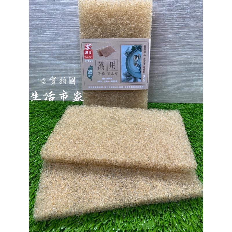 現貨 台灣製 2入 萬用菜瓜布 各式錶面清潔布 除焦菜瓜布 洗碗布 菜瓜布 洗刷布 清潔布 除汙菜瓜布-細節圖3
