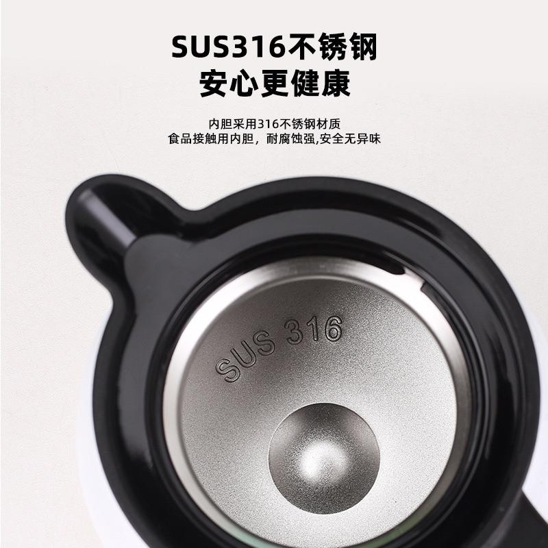 現貨 316 不鏽鋼咖啡保溫壺 悶茶壺 保溫壺 咖啡壺 茶壺 泡茶壺 濾茶壺 花茶壺 辦公壺 不鏽鋼保溫壺-細節圖6