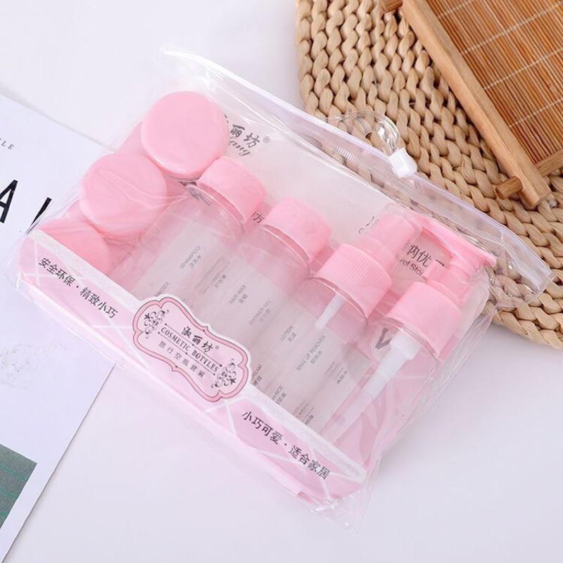 現貨 7件組 旅行分裝瓶 分裝罐 旅行分裝罐 旅行組 分裝瓶 收納瓶 噴瓶 壓瓶 乳液瓶 挖勺 乳液分裝 保養品分裝-細節圖7