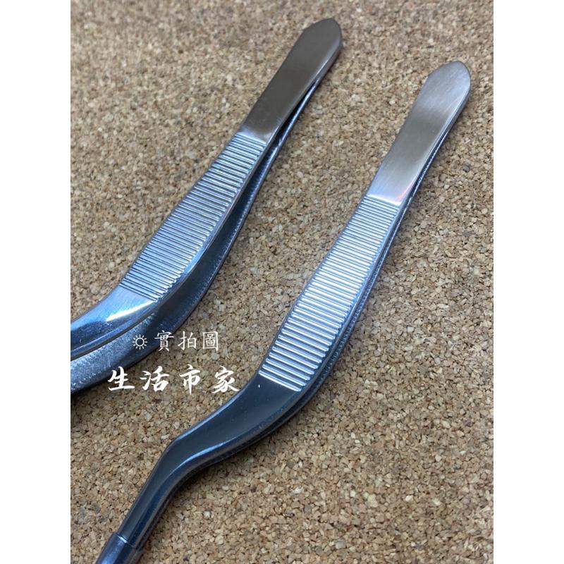 現貨 14cm 不鏽鋼彎柄鑷子 耳夾 夾子 鑷子耳夾鑷子 彎柄鑷子 不鏽鋼鑷子 彎頭夾子 彎頭鑷子 尖頭鑷子-細節圖3