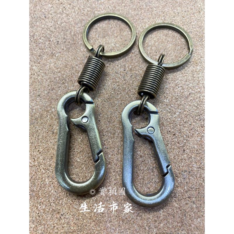 現貨 古銅雙環鎖扣 鑰匙圈 扣環 背包扣 鑰匙圈 鎖環 古銅彈簧扣 包包掛勾 吊飾 鑰匙扣-細節圖3