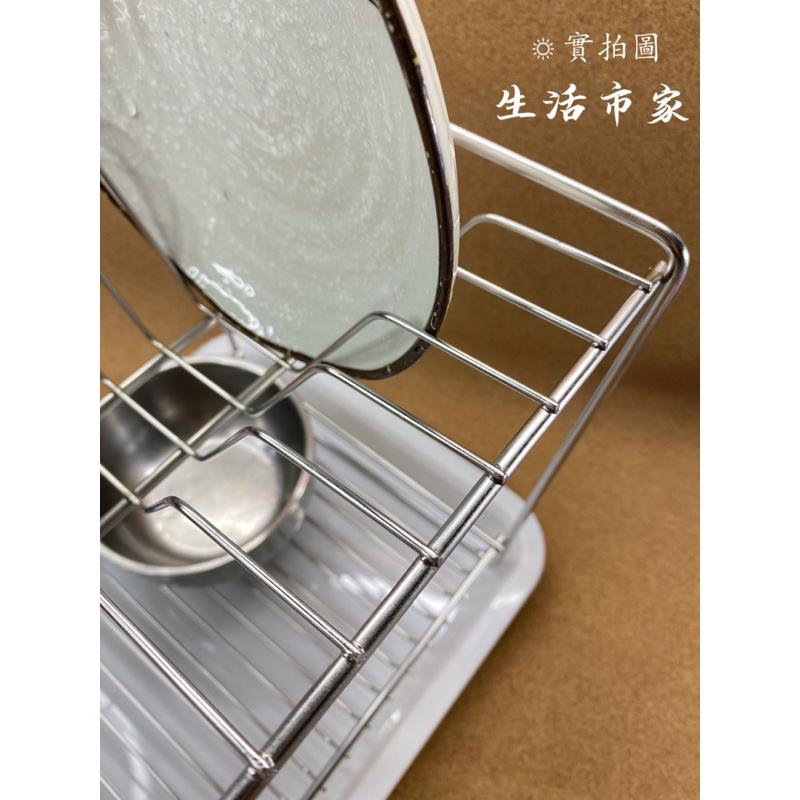 現貨 台灣製 皇家中型雙層碗盤架 雙層碗盤架 碗盤架 碗盤收納架 瀝水架 滴水盤架 廚房收納架 雙層架-細節圖4