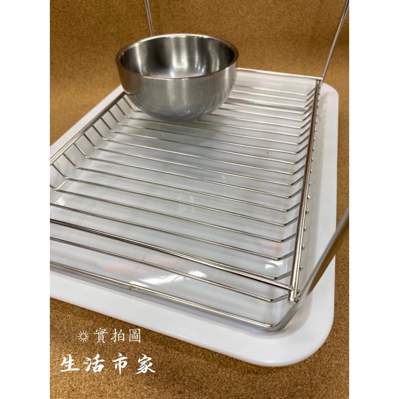 現貨 台灣製 皇家中型雙層碗盤架 雙層碗盤架 碗盤架 碗盤收納架 瀝水架 滴水盤架 廚房收納架 雙層架-細節圖5