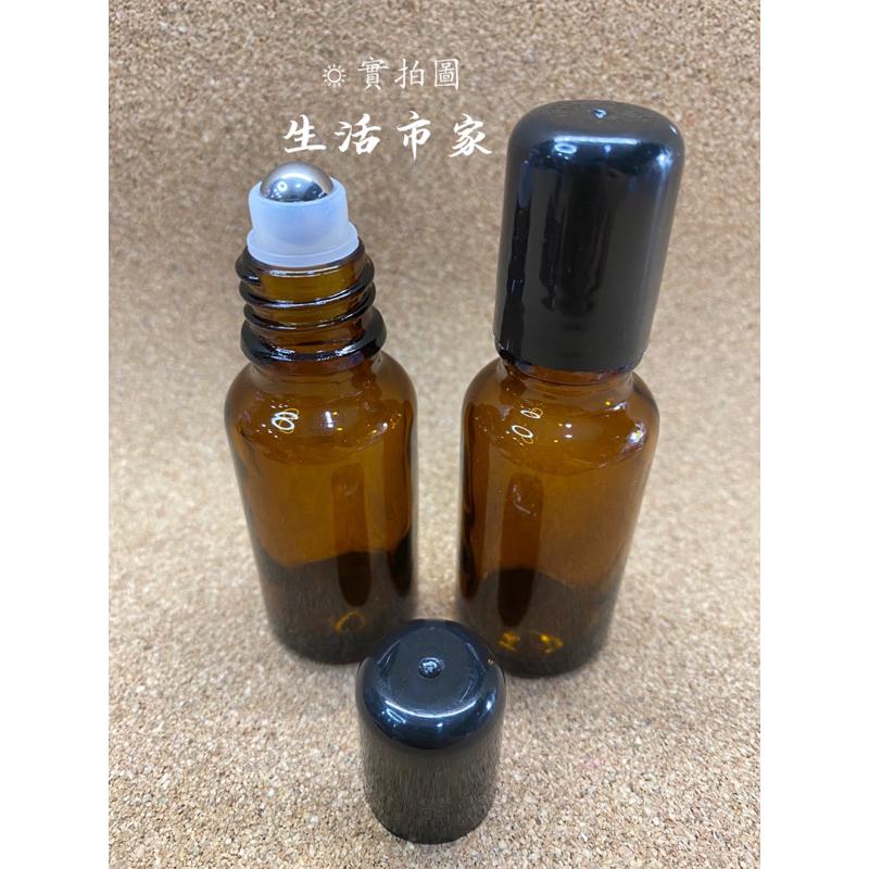現貨 10cc 20cc 茶色滾珠瓶 滾珠瓶 透明玻璃滾珠瓶 精油瓶 香水瓶 分裝瓶 鋼珠瓶 玻璃瓶-細節圖8