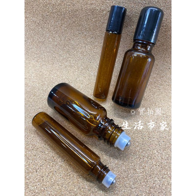 現貨 10cc 20cc 茶色滾珠瓶 滾珠瓶 透明玻璃滾珠瓶 精油瓶 香水瓶 分裝瓶 鋼珠瓶 玻璃瓶-細節圖9