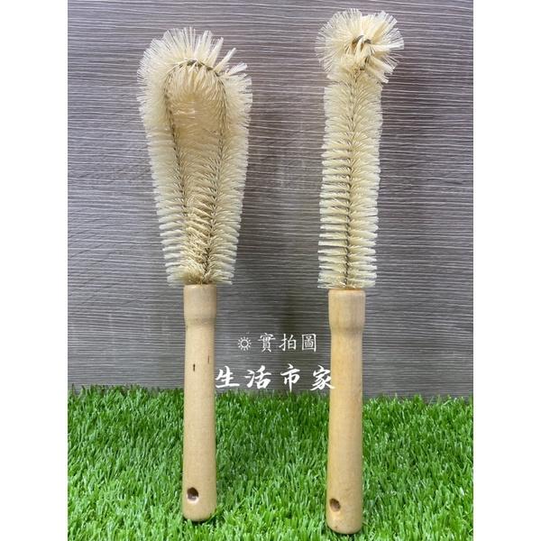 現貨 零死角 加長 奶瓶刷 木柄直型瓶刷 木柄彎型瓶刷 瓶刷 杯刷 木柄刷 清潔刷 直型刷 彎型刷 刷子-細節圖2