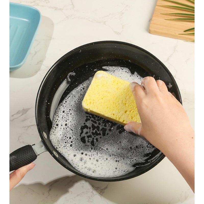 現貨 木漿海綿塊 海綿菜瓜布 海綿塊 菜瓜布 海綿 洗碗菜瓜布 洗碗布 海綿洗碗布 廚房清潔 清潔塊-細節圖6