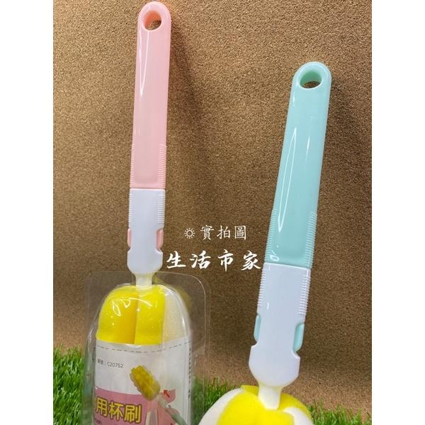 現貨 可替換式耐用杯刷 海綿杯刷 瓶刷 保溫瓶刷 奶瓶刷 杯刷 刷子 替換式杯刷 可掛式杯刷 棉杯刷 奶瓶杯刷-細節圖3