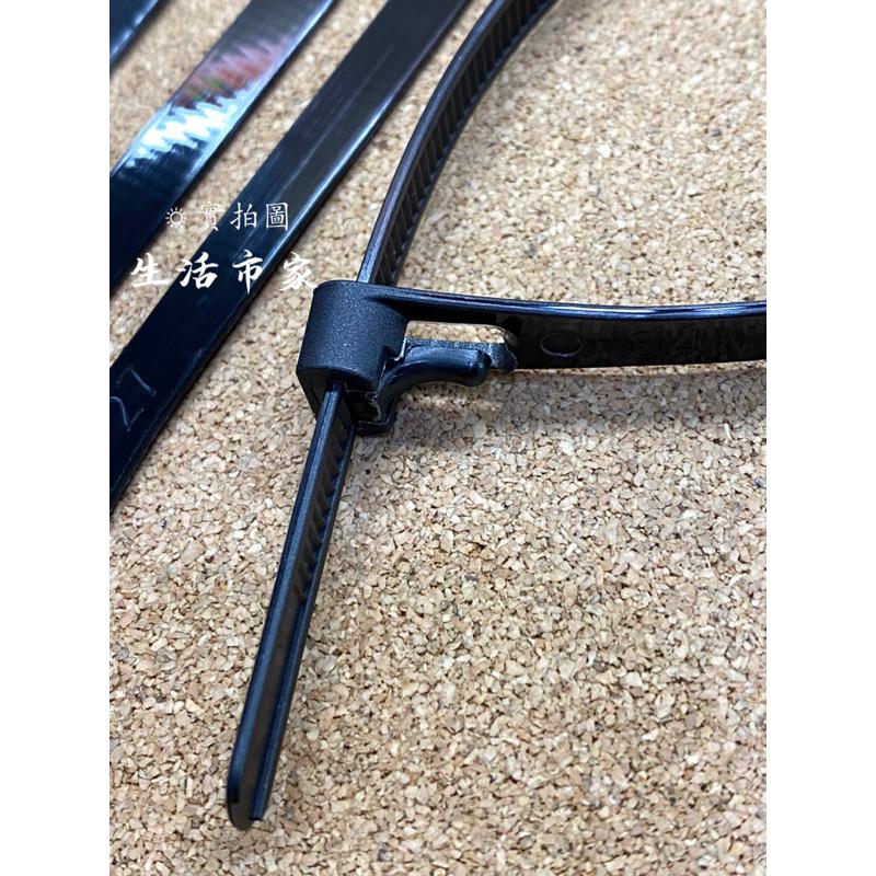 現貨 可退式紮線帶 重複使用束帶 電線綁帶 多用途綁帶 紮線帶 綁帶 線帶 束帶 重複束帶 重複紮線帶 萬用束帶-細節圖2