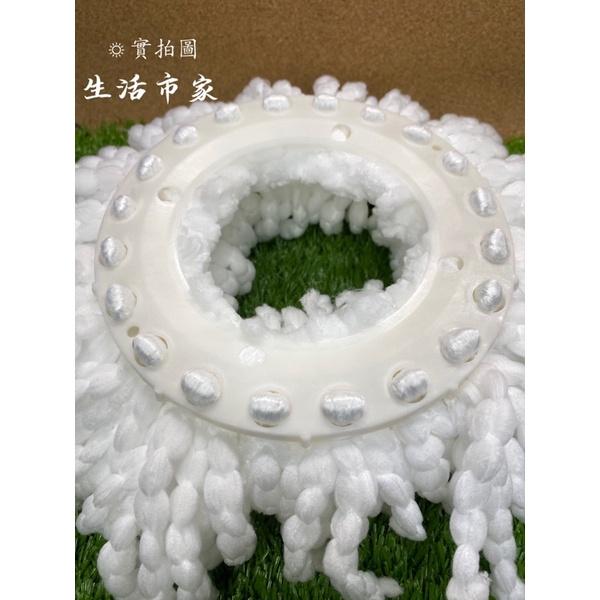 現貨 2入 好樂拖 通用拖把布 360度 拖把布 好神拖 拖把頭 拖把布盤 替換拖把布頭 旋轉脫水 超細纖維 拖把布-細節圖6