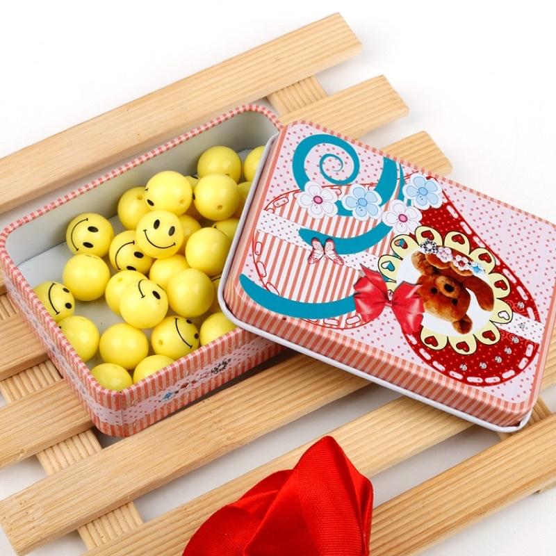 現貨 小鐵方盒 收納盒 飾品盒 髮夾盒 項鍊盒 戒指盒 耳環盒 小盒子 小鐵盒 小方盒 方盒 鐵盒-細節圖6