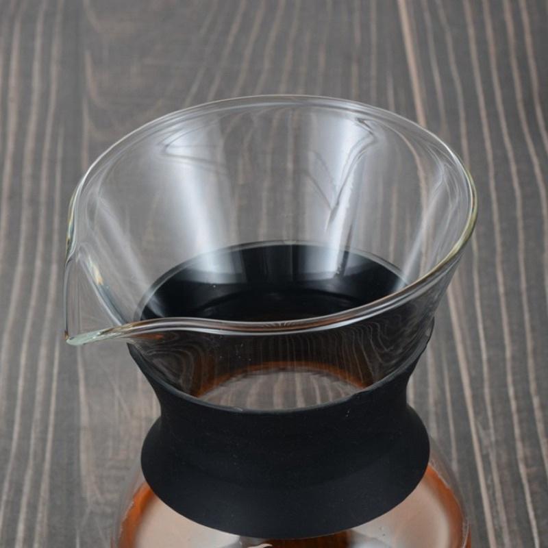 現貨 200ml / 400ml 雙層咖啡濾杯 附隔熱套 咖啡杯 玻璃咖啡杯 耐熱咖啡杯 玻璃杯 濾杯 雙層玻璃杯-細節圖6