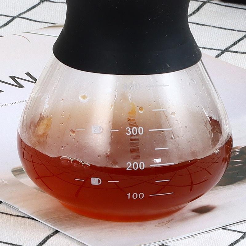 現貨 200ml / 400ml 雙層咖啡濾杯 附隔熱套 咖啡杯 玻璃咖啡杯 耐熱咖啡杯 玻璃杯 濾杯 雙層玻璃杯-細節圖7