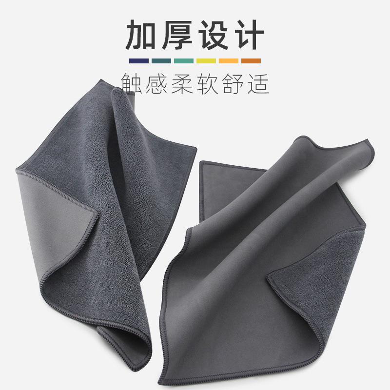 現貨 雙面科技抹布 麂皮絨 / 珊瑚絨 超細纖維抹布 高密度吸水 速乾布 擦拭布 抹布 去油布 吸水抹布-細節圖2