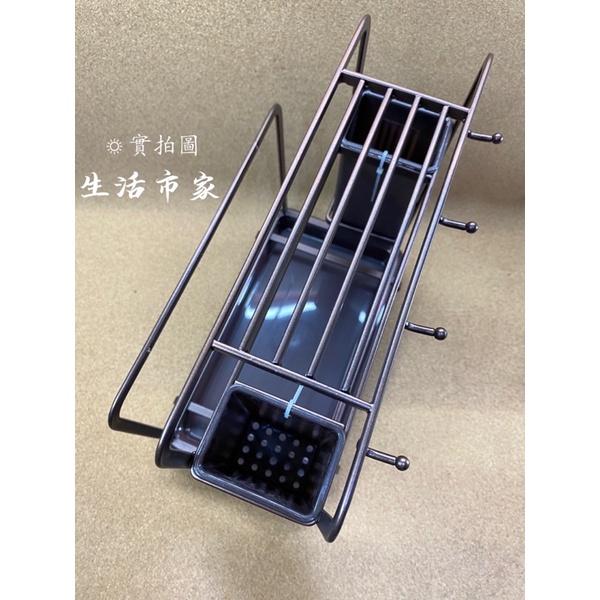 現貨 多功能刀架 鐵製刀架 筷籠架 菜刀架 廚房收納架 掛架 瀝水架 刀架 收納架-細節圖5