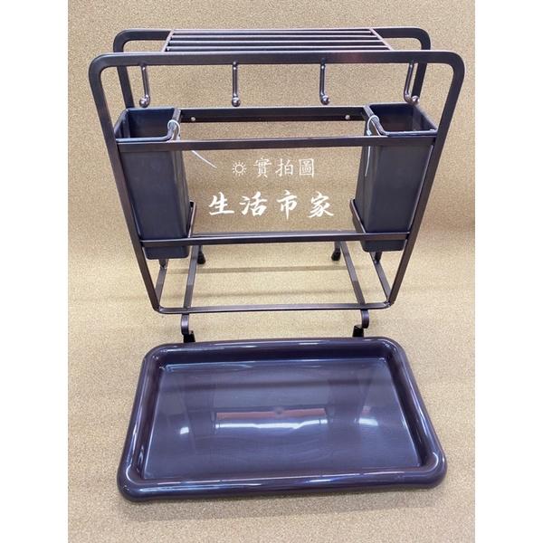 現貨 多功能刀架 鐵製刀架 筷籠架 菜刀架 廚房收納架 掛架 瀝水架 刀架 收納架-細節圖6