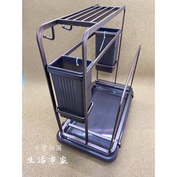 現貨 多功能刀架 鐵製刀架 筷籠架 菜刀架 廚房收納架 掛架 瀝水架 刀架 收納架-細節圖7
