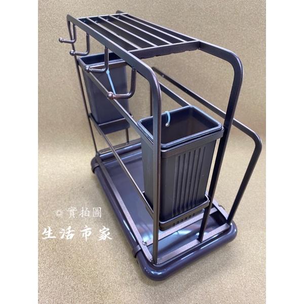 現貨 多功能刀架 鐵製刀架 筷籠架 菜刀架 廚房收納架 掛架 瀝水架 刀架 收納架-細節圖8