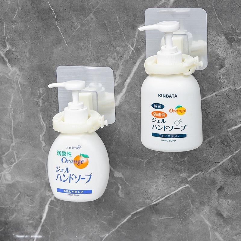 現貨 免釘 沐浴瓶架 洗髮乳架 無痕盥洗瓶架 無痕瓶架 瓶子掛架 無痕掛架 盥洗瓶掛 沐浴瓶掛架-細節圖5