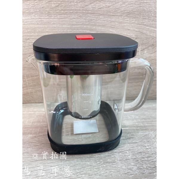 現貨 優得 俠客品茶壺 600ml 1000ml 泡茶壺 玻璃壺 沖泡壺 沖茶壺 茶花壺 茶壺 茶具 品茶壺-細節圖2