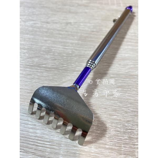 台製 七爪五節伸縮抓背器 附耳扒 不鏽鋼抓背器 抓癢耙 5節 伸縮不求人 抓背器 伸縮抓癢棒 抓癢器 抓癢器-細節圖5