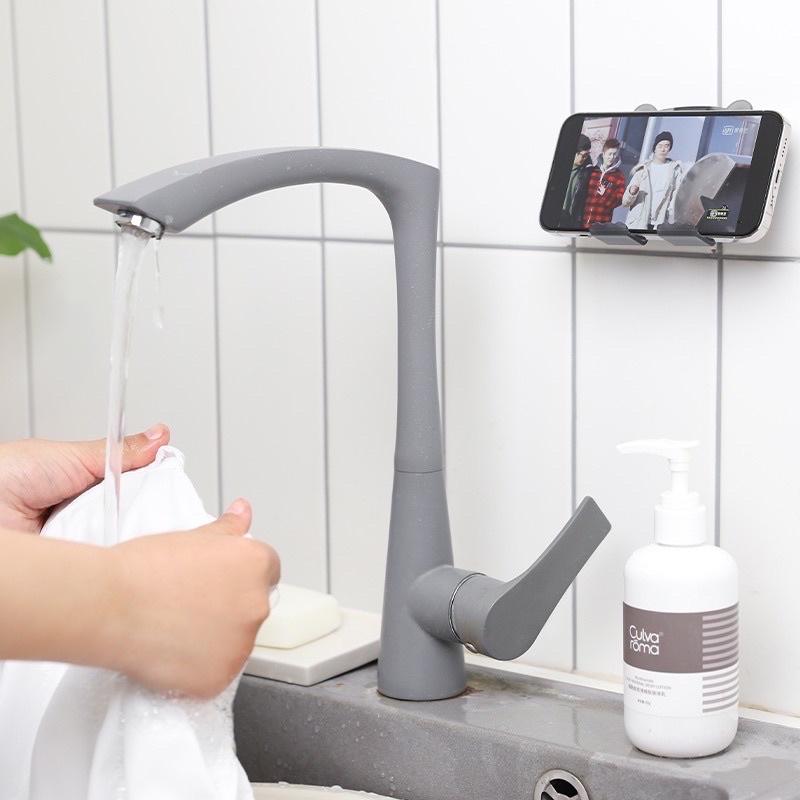 現貨 無痕置物架 手機座 掛壁桌面兩用手機座 手機支架 可掛式手機座 手機架 桌面手機座 肥皂架-細節圖4