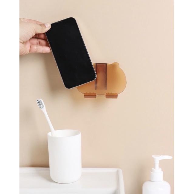 現貨 無痕置物架 手機座 掛壁桌面兩用手機座 手機支架 可掛式手機座 手機架 桌面手機座 肥皂架-細節圖9
