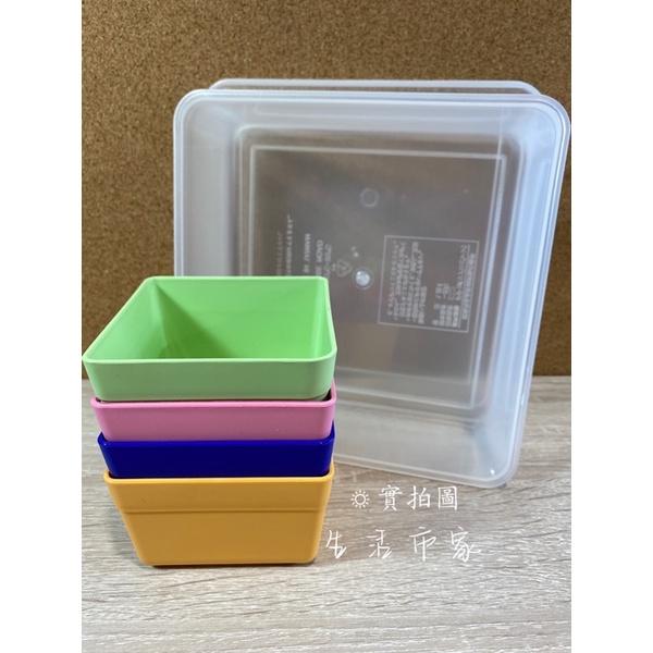 現貨 保鮮盒 方型 3格 / 4格 保鮮盒 圓型 多用途 分隔保鮮 儲物 收納必備 零錢盒-細節圖4