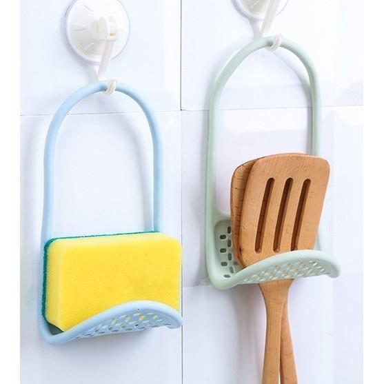 現貨 米諾諾 可折式菜瓜布架 多用途 多功能瀝水架 菜瓜布架 瀝水架 廚房 浴室 收納 簡約 廚房用品-細節圖4