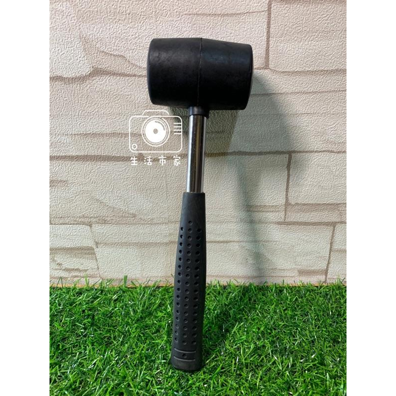 現貨 橡膠槌 300g  400g 不銹鋼橡膠槌子 不傷表面 橡膠錘 塑膠鎚 鐵錘子 橡皮鎚 榔頭 露營 汽機車修繕-細節圖2