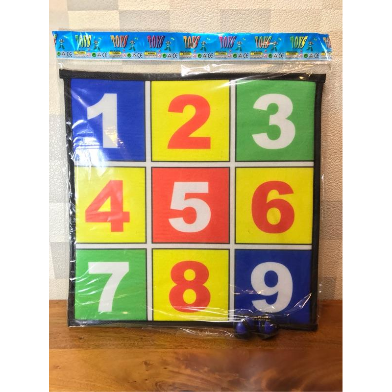 現貨 👼🏻九宮格 可掛式 魔鬼氈 安全標靶 黏球靶 運動 休閒 黏巴球 魔鬼氈-細節圖3