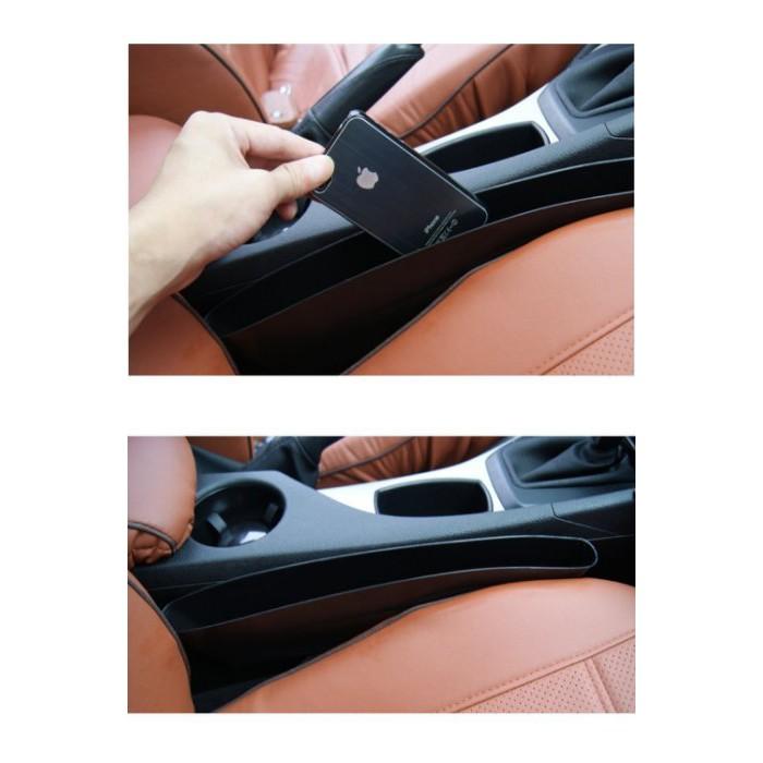 現貨 台灣製造 車用隙縫收納盒 車縫收鈉 每組2入 汽車 座椅 隙縫 收納盒 置物盒 座椅隙縫塞 汽車收納 椅縫收納-細節圖3
