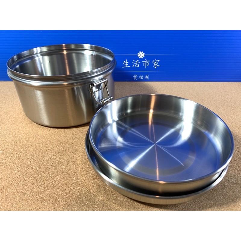 現貨 台灣製 頂級 專利 便當盒 316不鏽鋼 12cm 14cm 16cm雙層 圓形 飯盒 特厚 SGS檢驗-細節圖2