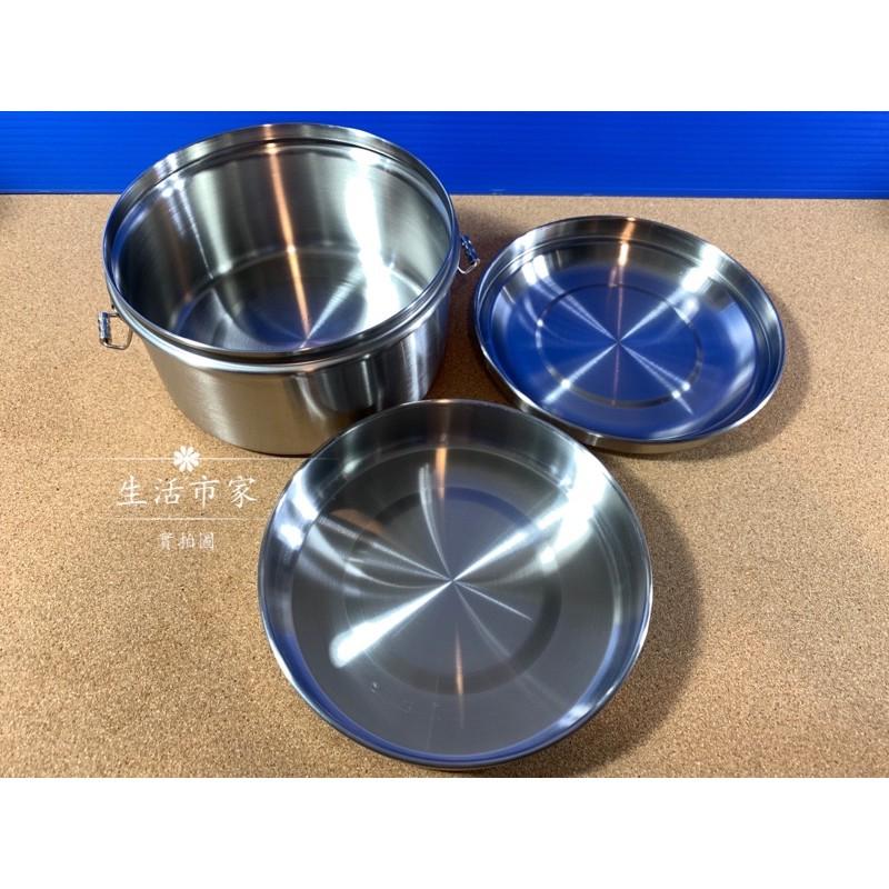 現貨 台灣製 頂級 專利 便當盒 316不鏽鋼 12cm 14cm 16cm雙層 圓形 飯盒 特厚 SGS檢驗-細節圖3