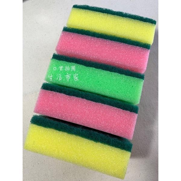 台灣製造 5入 孔雀 海綿菜瓜布 洗碗布 菜瓜布 海綿布 孔雀海綿菜瓜布-細節圖5