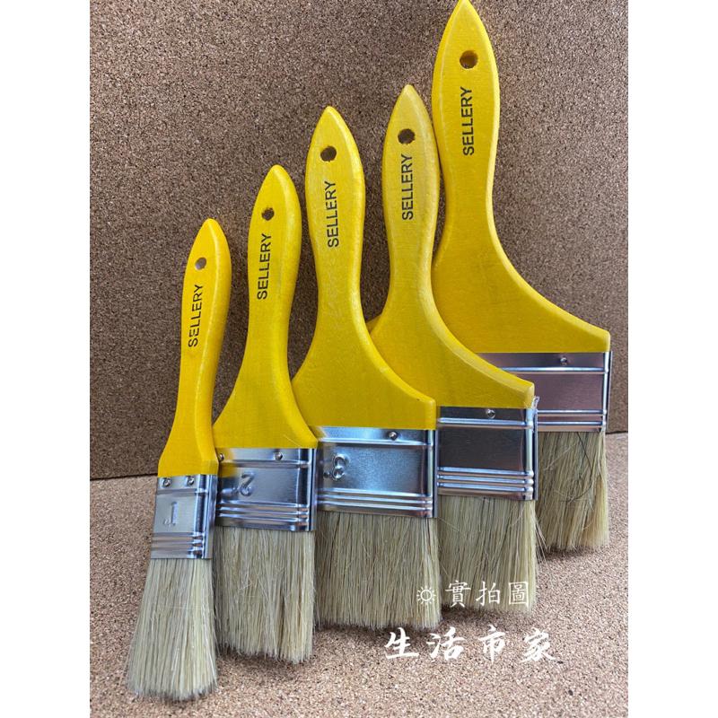 現貨 SELLERY 舍樂力 木柄油漆刷 1吋 2吋 3吋 4吋 5吋 DIY 油漆刷 居家粉刷-細節圖6
